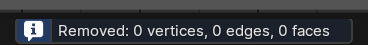 Removed: 0 vertices, 0 edges, 0 faces